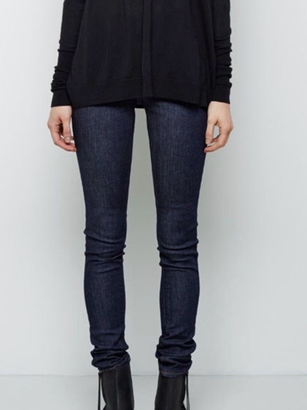 ACNE STUDIOS PIN RAW REFORM' SLIM FIT JEANS SIZE 28